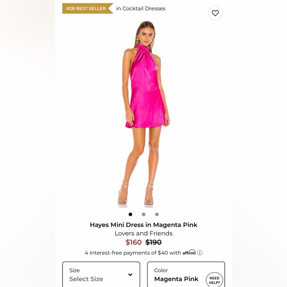 Lovers and Friends Hayes Mini Dress